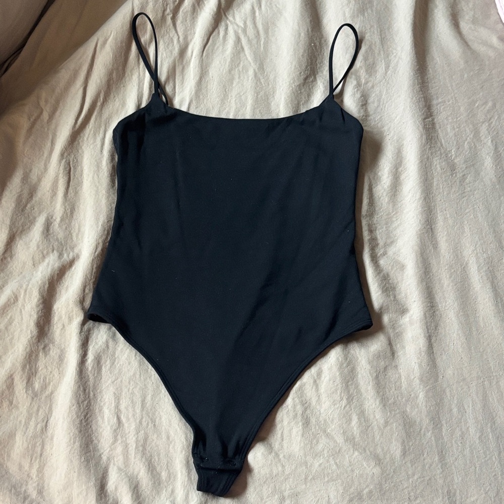 Aritzia Babaton Black Bodysuit Tank
